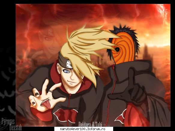 Akatsuki - deidara shi tobi - Naruto